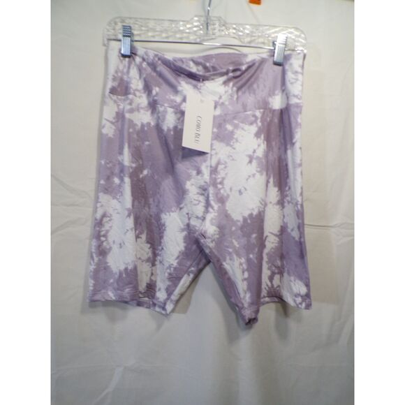 Pants - Women's Purple Tie-Dye Shorts Size M